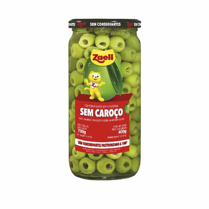 ACEITUNA VERDE DESHUESADA ZAELI 150GR