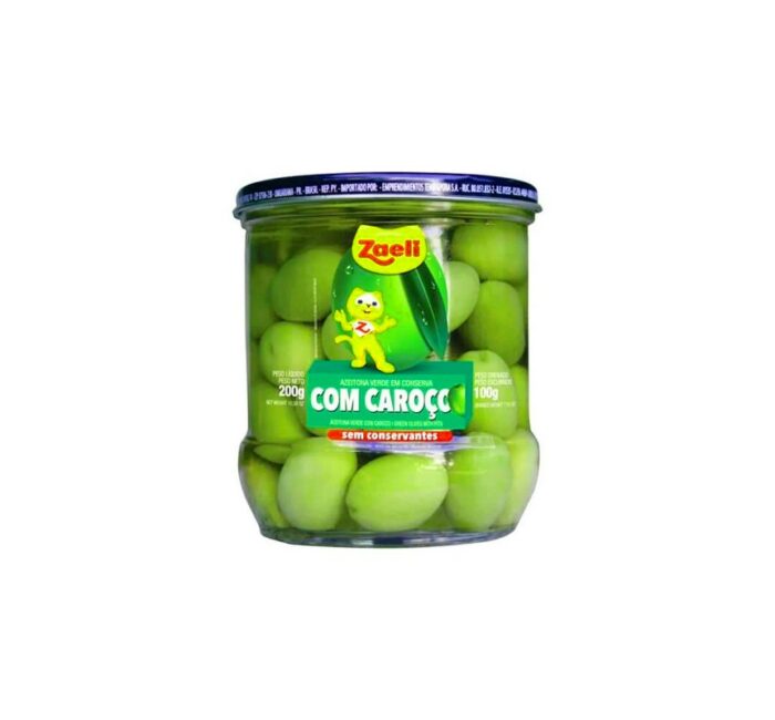 ACEITUNAS VERDES CON HUESO ZAELI 100GR