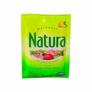 MAYONESA NATURA JUGO DE LIMON 118GR