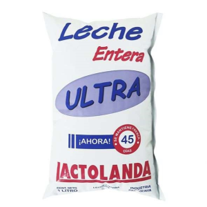 LECHE ENTERA LACTOLANDA SACHET 1LT