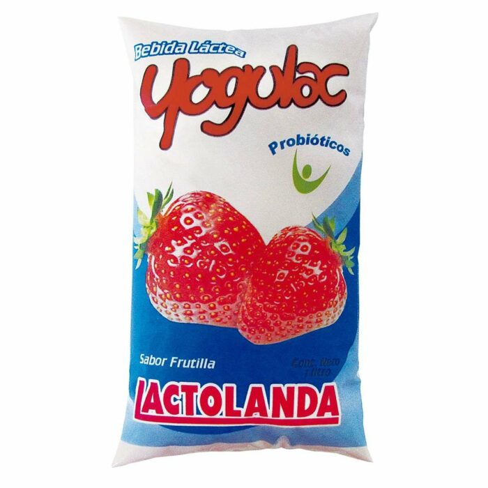 BEBIDA LACTEA YOGULAC LACTOLANDA FRUTILLA 1LT