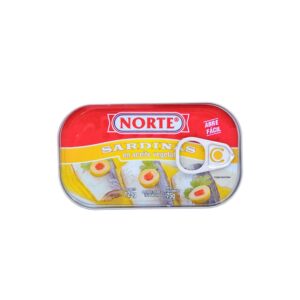 SARDINA EN ACEITE VEGETAL NORTE 125GR