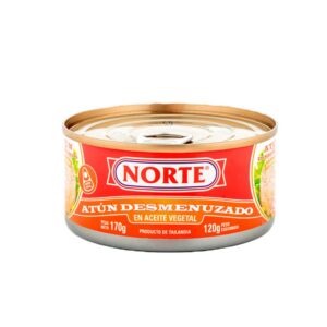 ATUN DESMENIZADO EN ACEITE NORTE 120GR