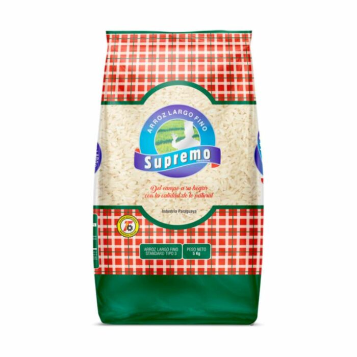 ARROZ SUPREMO TIPO3 LARGO FINO 5KG