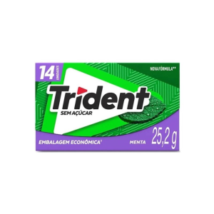 CHICLE TRIDENT MENTA 25,2GR