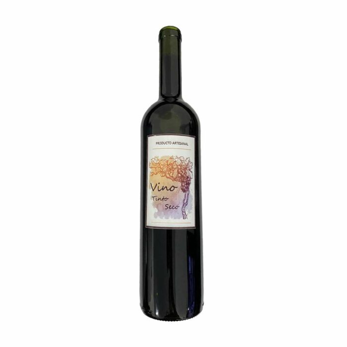 VINO TINTO SECO ARTESANAL 900ML