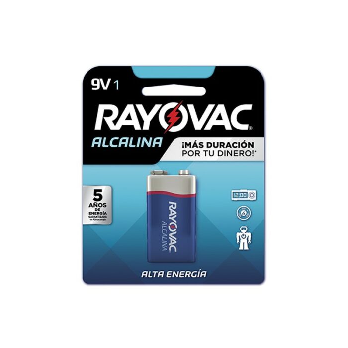 PILA ALCALINA RAYOVAC 9VX1