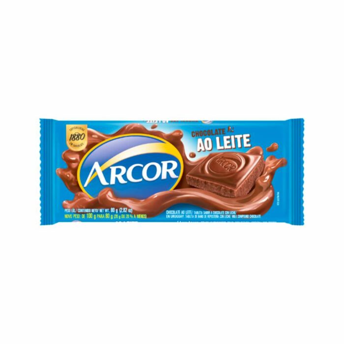 CHOCOLATE ARCOR 80GR AL LECHE