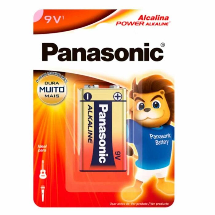 BATERIA ALKALINA PANASONIC 9V