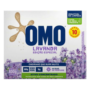 JABON EN POLVO OMO 800GR LAVANDA