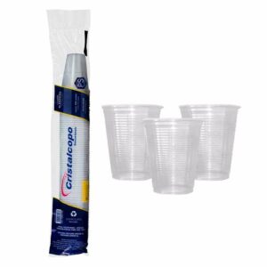 VASOS PLASTICOS 150ML CRISTAL COPO