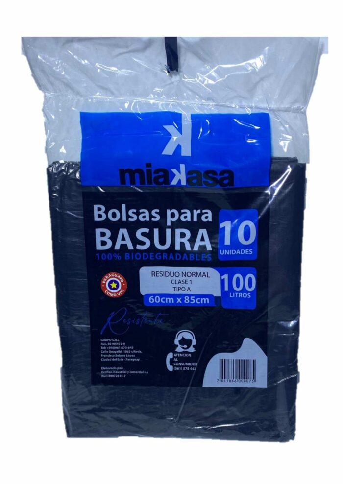 BOLSA P/RESIDUOS MIAKASA 100LT