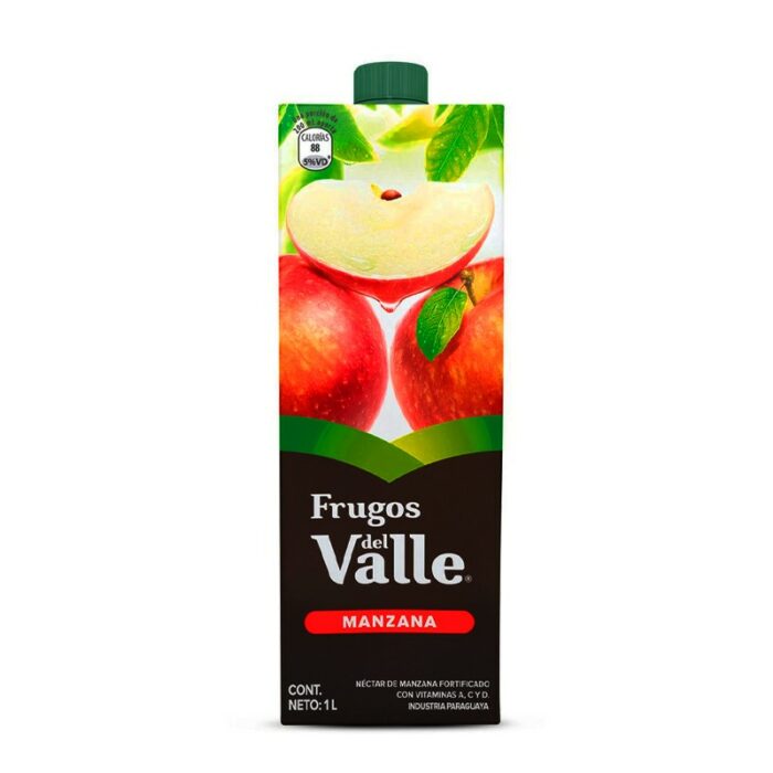 JUGO FRUGOS DEL VALLE MANZANA 1LT