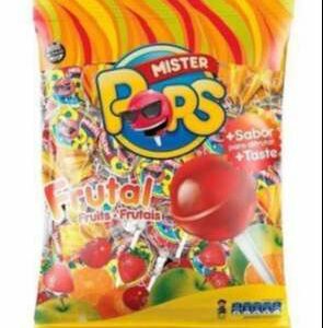CHUPETIN MISTER POP FRUTAL ARCOR 625GR