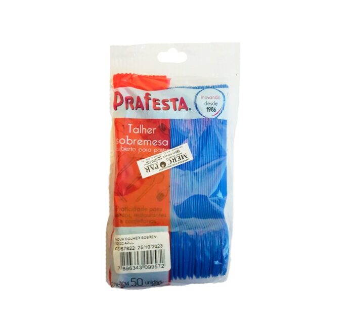CUCHARITA PRAFESTA AZUL C/50
