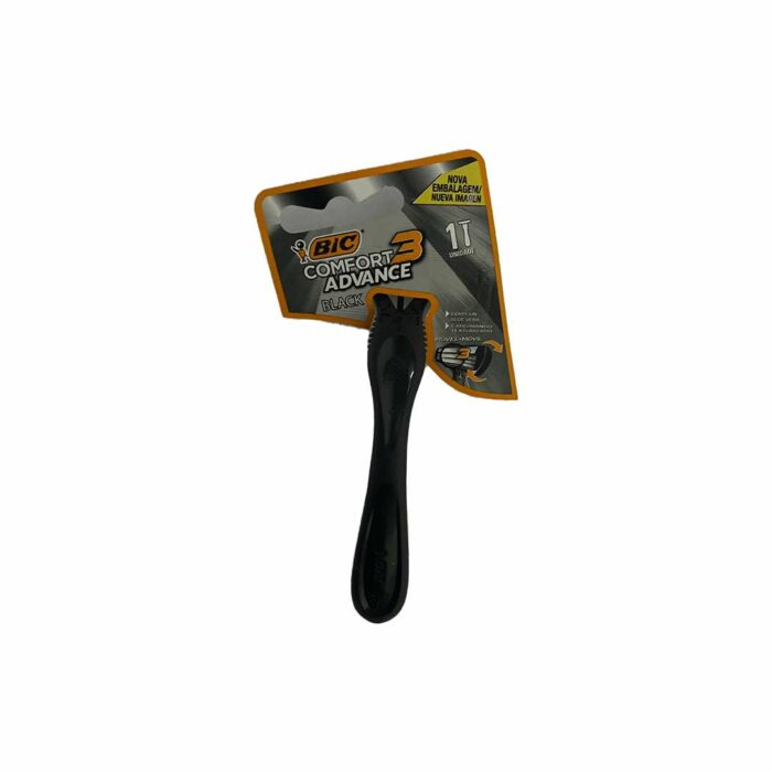 AFEITADOR BIC BLACK CONFORT ADVANCE 3 LAMINAS