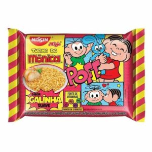 FIDEO NISSIN TURMA MONICA SABOR GALLINA 80GR