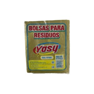 BOLSA P/RESIDUOS YASY AMARILLO 200LT