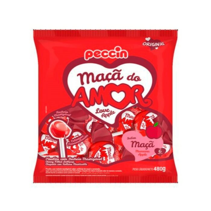 CHUPETIN PECCIN AMOR 480GR MANZANA