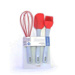 ESPATULA DE SILICONA 3 PIEZAS SUNCO