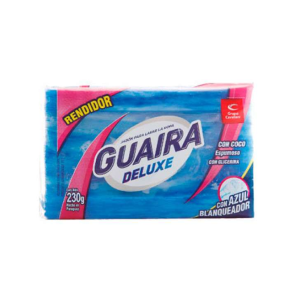 JABON GUAIRA DELUXE AZUL 230GR
