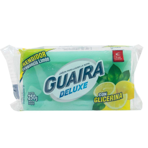JABON GUAIRA DELUXE VERDE 250GR