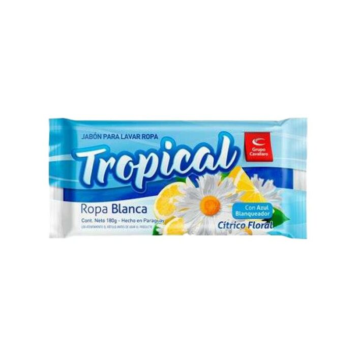 JABON TROPICAL ROPA BLANCA 180GR