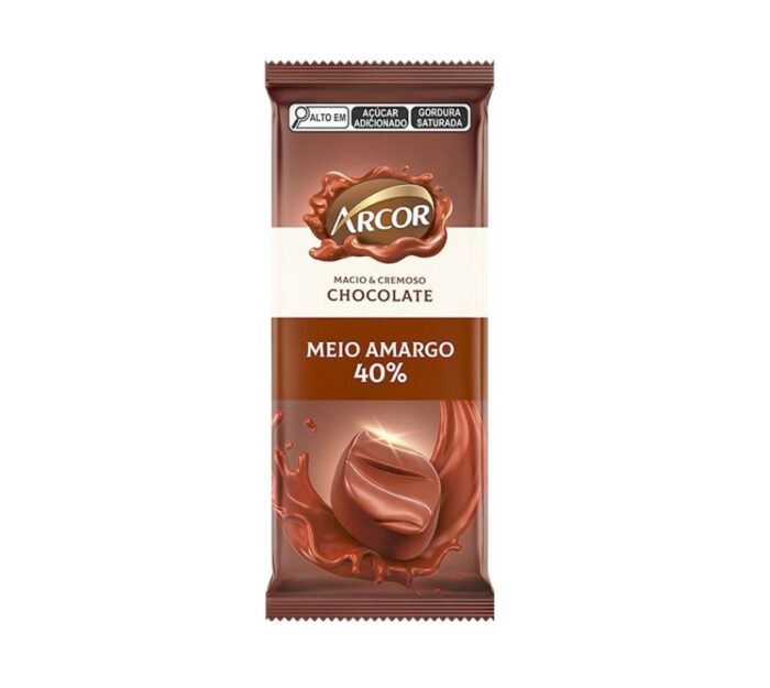 CHOCOLATE ARCOR MEDIO AMARGO 80GR