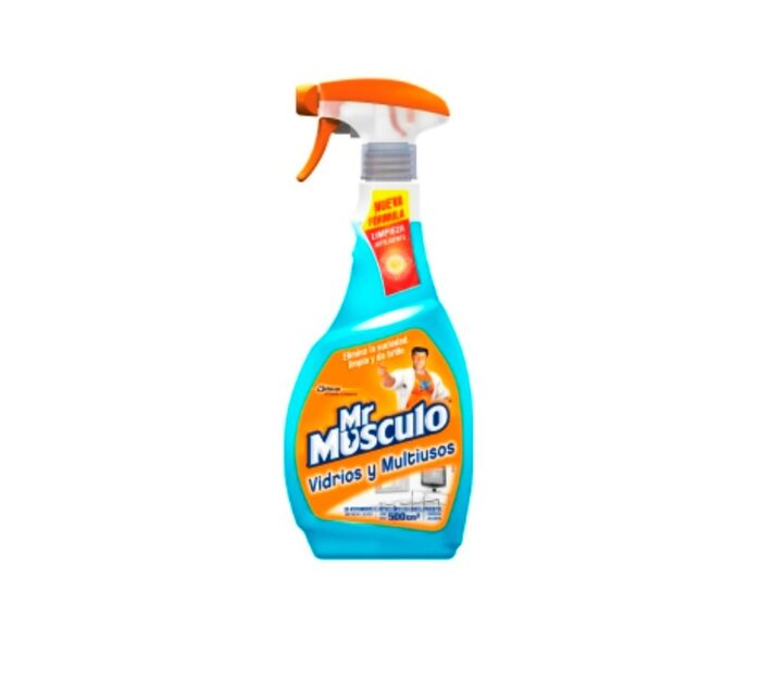 LIMPIADOR LIQUIDO MR MUSCULO VIDRIOS 500ML