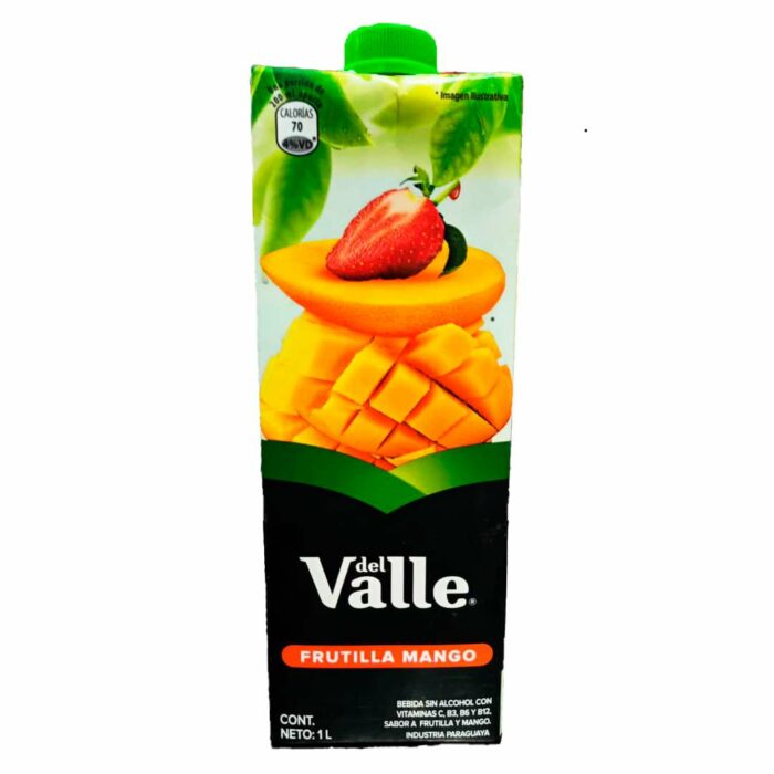 JUGO DEL VALLE 1LT FRUTILLA/MANGO