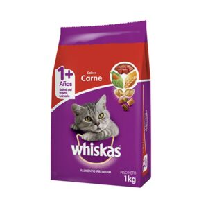 RACION WHISKAS 1KG CARNE