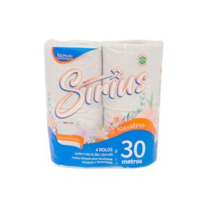 PAPEL HIGIENICO SIRIUS 4X30M NEUTRO