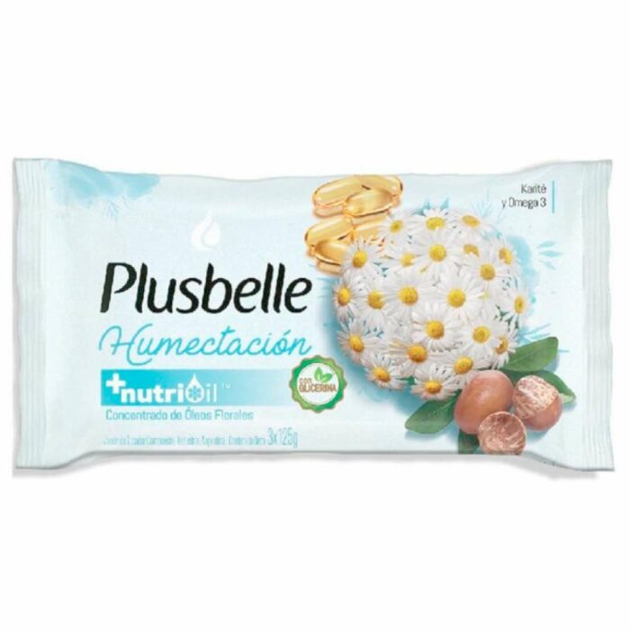 JABON TOCADOR PLUSBELLE X3 HUMECTACION