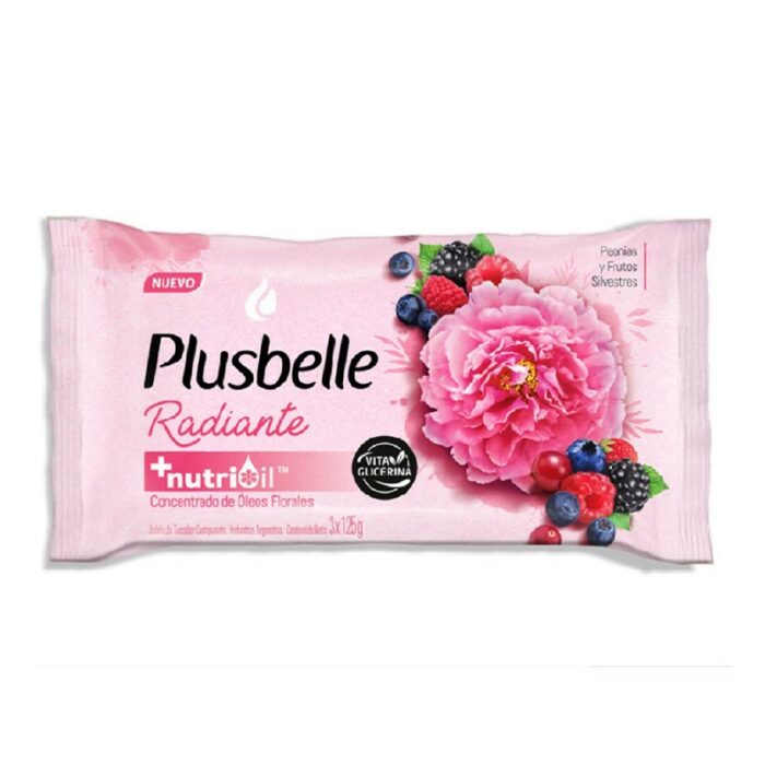 JABON TOCADOR PLUSBELLE X3 RADIANTE