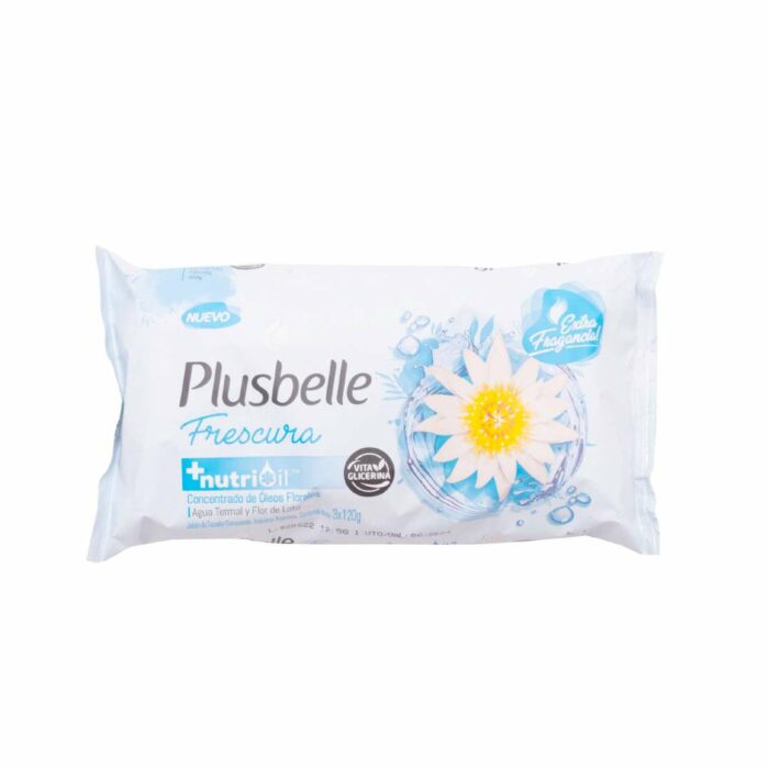 JABON TOCADOR PLUSBELLE X3 FRESCURA