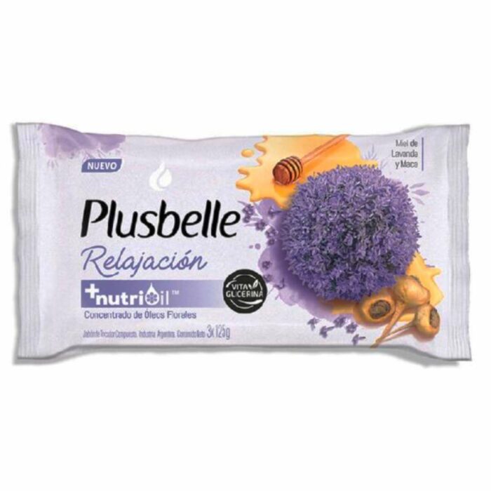 JABON TOCADOR PLUSBELLE X3 RELAJACION