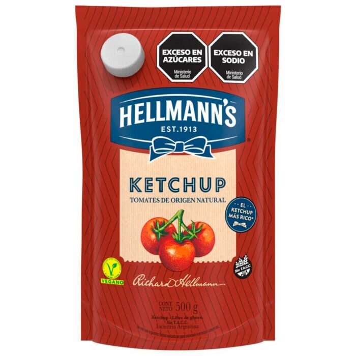 KETCHUP HELLMANN´S 500GR CLASICA