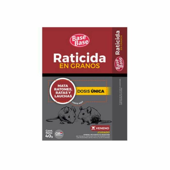 RATICIDA EN GRANO 40GR BASE BASE