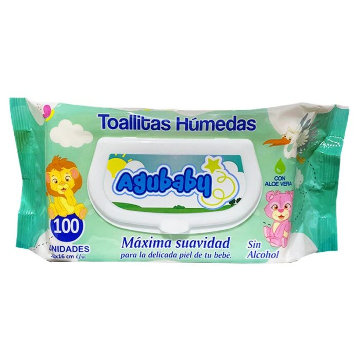 TOALLITA HUMEDA X100 AGUBABY