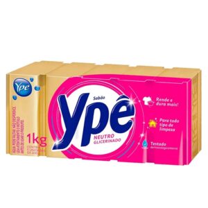 JABON GLICERINADO YPE NEUTRO 900G 5 PANES