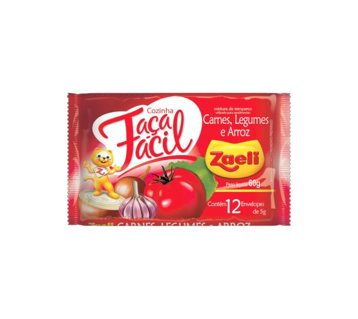 CODIMENTO PARA CARNE E LEGUMES ZAELI 60G
