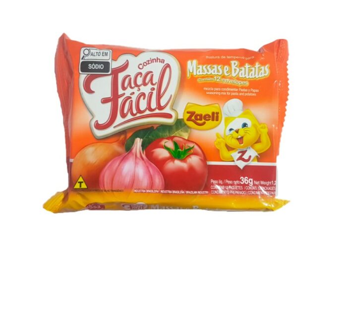 CONDIMENTO P/ MASSAS BATATA Y ARROZ ZAELI 36G