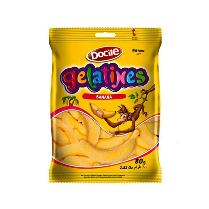 DOCILE GELATINA BANANA 80G