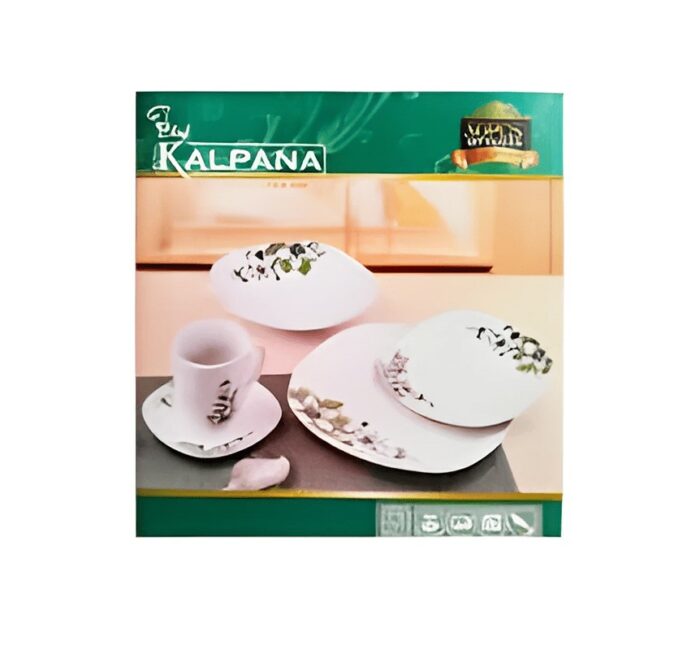 KIT 30PCS VAJILLA PORCELANA KALPANA