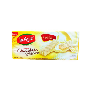 WAFER LA VALLE 84GR CHOCOLATE BLANCO