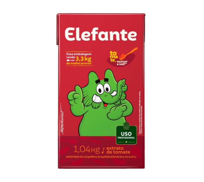 EXTRATO DE TOMATE ELEFANTE 1.04KG