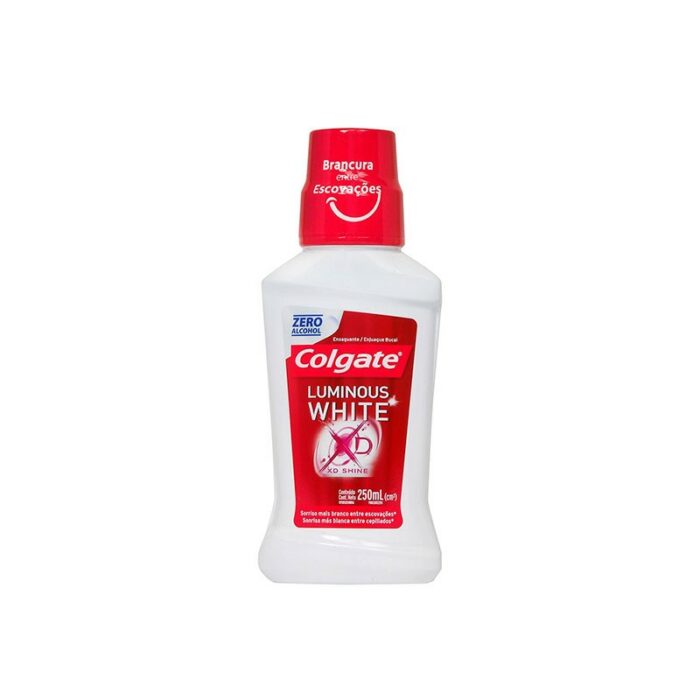 ENJUAGUE BUCAL COLGATE 250ML  LUMINOUS WHITE