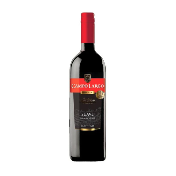 VINO CAMPO LARGO TINTO SUAVE 750ML