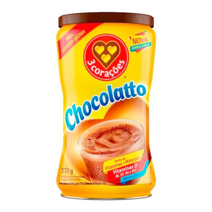 CHOCOLATE EN POLVO 3 CORAZONES 370GR