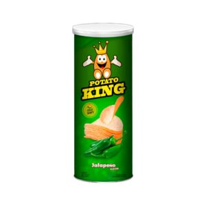 PAPA CHIPS POTATO KING JALAPENO 160GR
